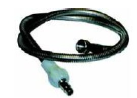 Gas safety hose 1,000 mm long