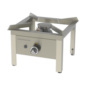 Gas stool cooker KIEL - 9,3 kW / 430 mm (stainless steel)