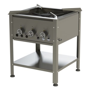 Gas stool cooker HAMBURG - 16,5 kW / 580 mm (profile steel)