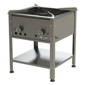 Gas stool cooker HAMBURG - 13 kW / 580 mm (profile steel)