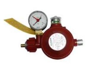 Anschraubdruckregler mit Manometer 50mbar, V=1,5kg