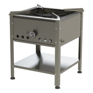 Gas stool cooker HAMBURG - 580 mm / 11 kW (profile steel)